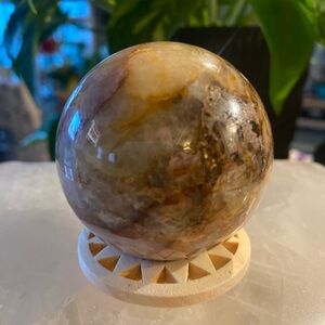 Red Fire Quartz Mixed with Golden Healer